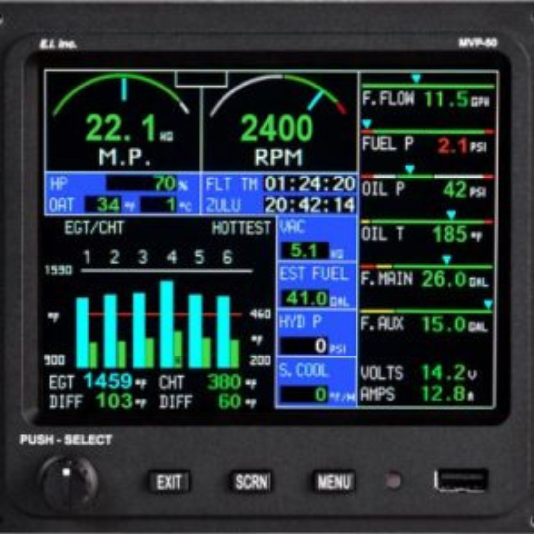 EI MVP-50P CERTIFIED ENGINE MONITOR ELECTRONICS INTERNATIONAL