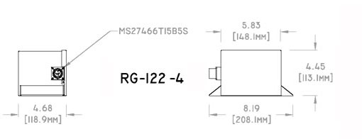 CONCORDE RG-122-4 AIRCRAFT BATTERY - Imagem 2