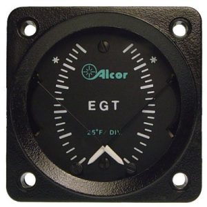 ALCOR BY TEMPEST 2-1/4 EGT / EGT METER TYPE K FAA PMA
