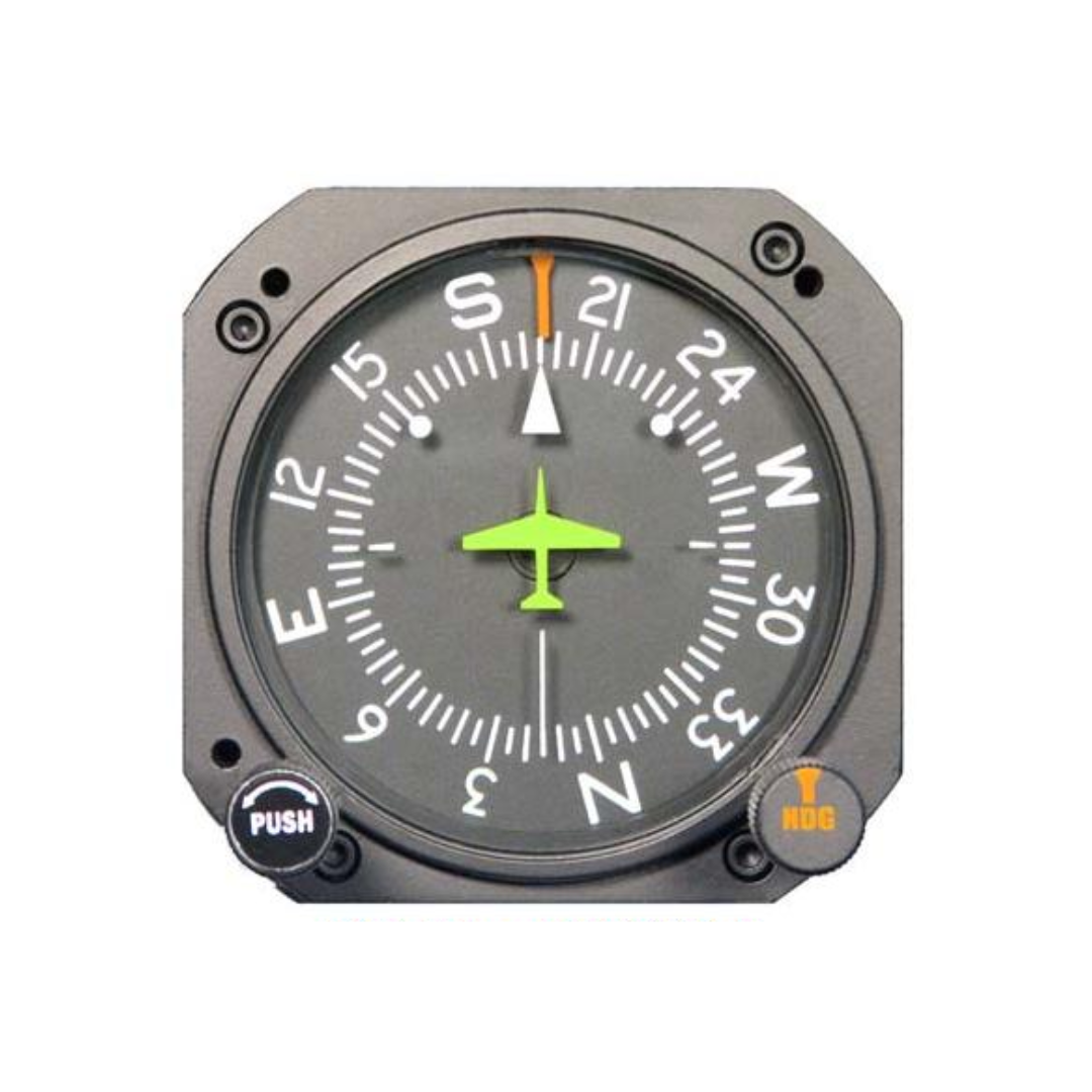 RC ALLEN 11D-7 VACUUM DIRECTIONAL GYRO W/ HEADING BUG TSO