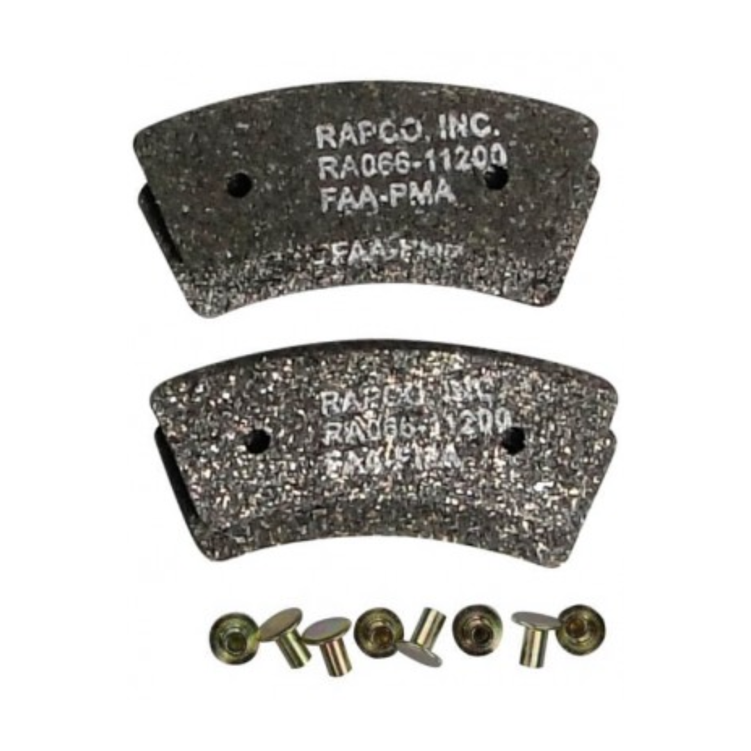 RAPCO RA66-112-4K BRAKE LINING KIT - 4 PACK - Imagem 2