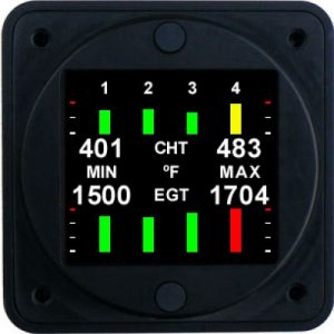 AEROSPACE LOGIC FOUR CYLINDER EGT CHT COMBINATION KIT