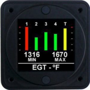 AEROSPACE LOGIC 200 - FOUR CYLINDER EGT WITH TIT KIT 1.5 INCH CLAMP PROBES