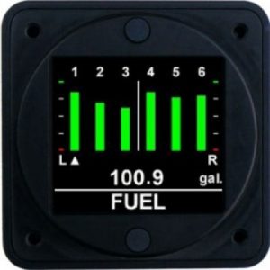 AEROSPACE LOGIC SIX TANK FUEL LEVEL FOR 0V-5V DC SENDER