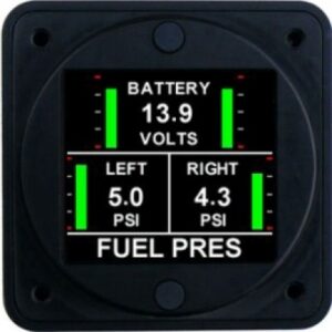 AEROSPACE LOGIC DUAL FUEL PRESSURE & VOLTMETER KIT