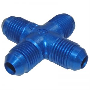 AN827-8D CROSS, FLARED TUBE