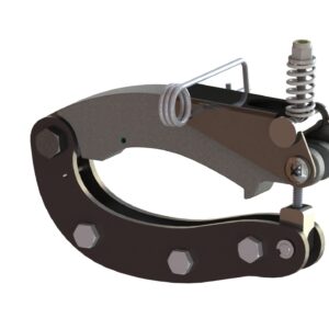 51856 Stainless Steel Small Quick Release Boom Clamp