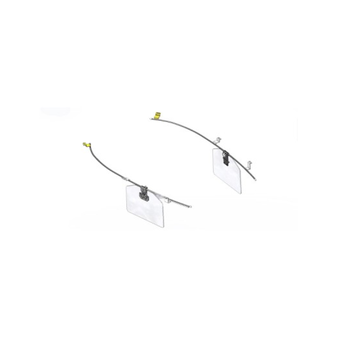 R1580000-1 ROSEN LEAR 45 MONORAIL W/ VISORS STANDARD LENS