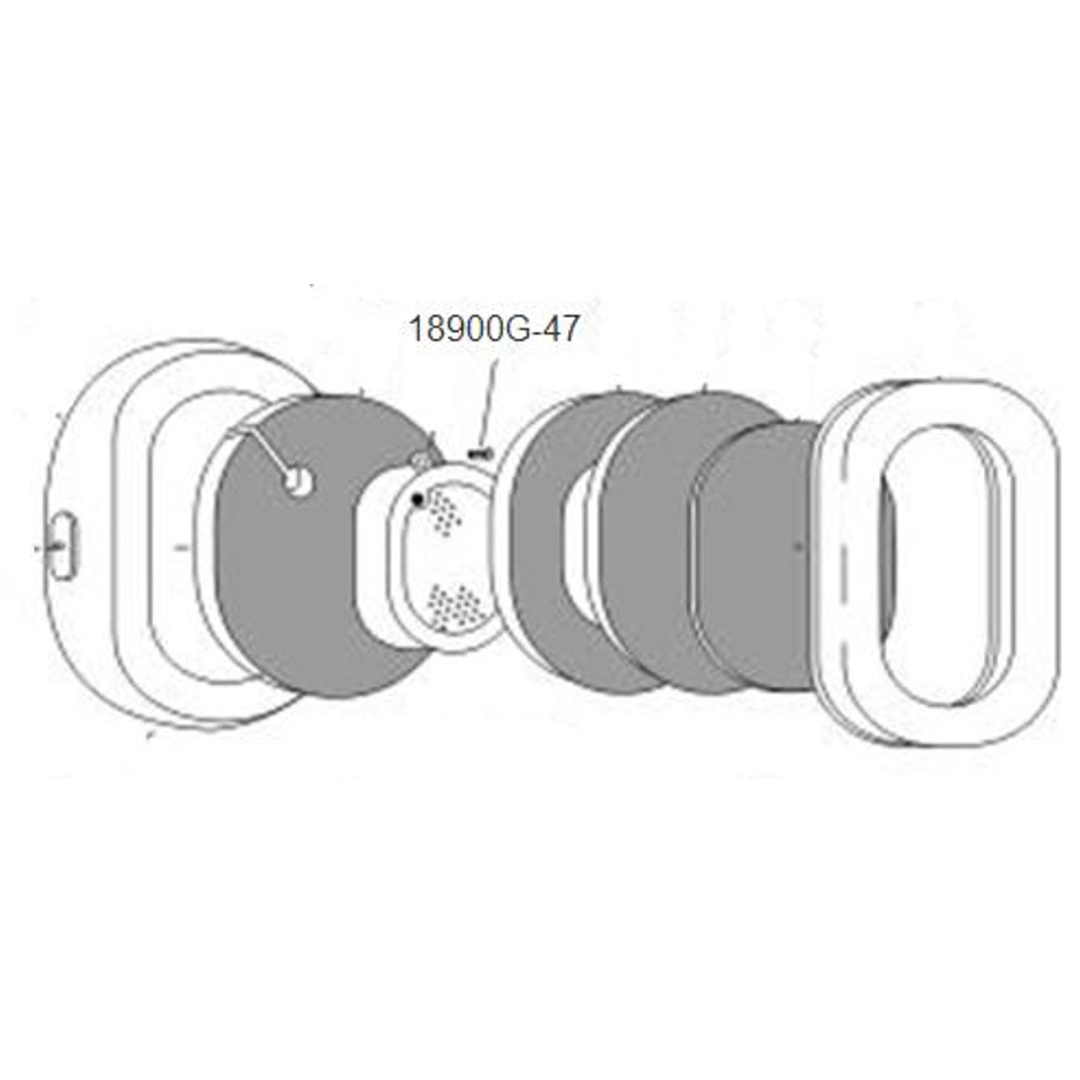 13251P-01 SCREW/GROMMET KIT (4/PKG)
