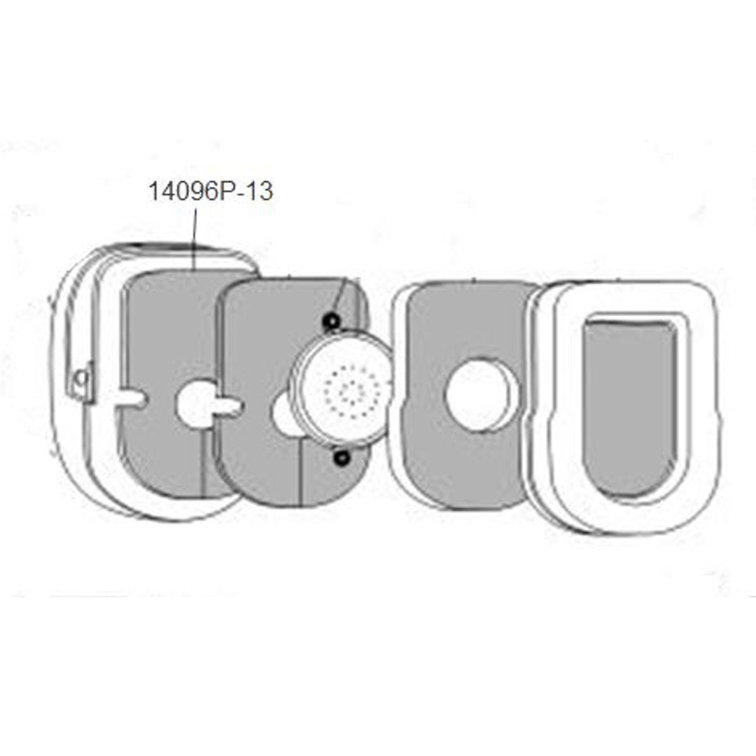 14096P-13 FILTER,DOME 1/4" YELLOW