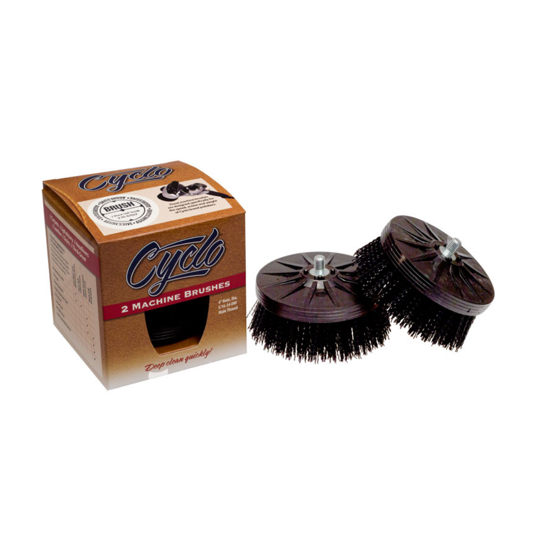 CY76-870 CYCLO SHAMPOO BRUSHES (BLACK)