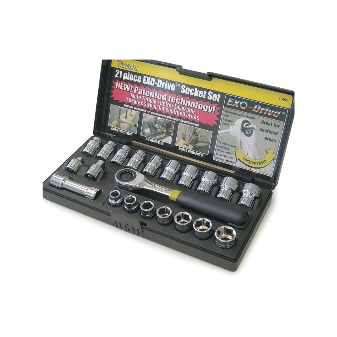 17400 EXO-DRIVE SOCKET SET 21PC