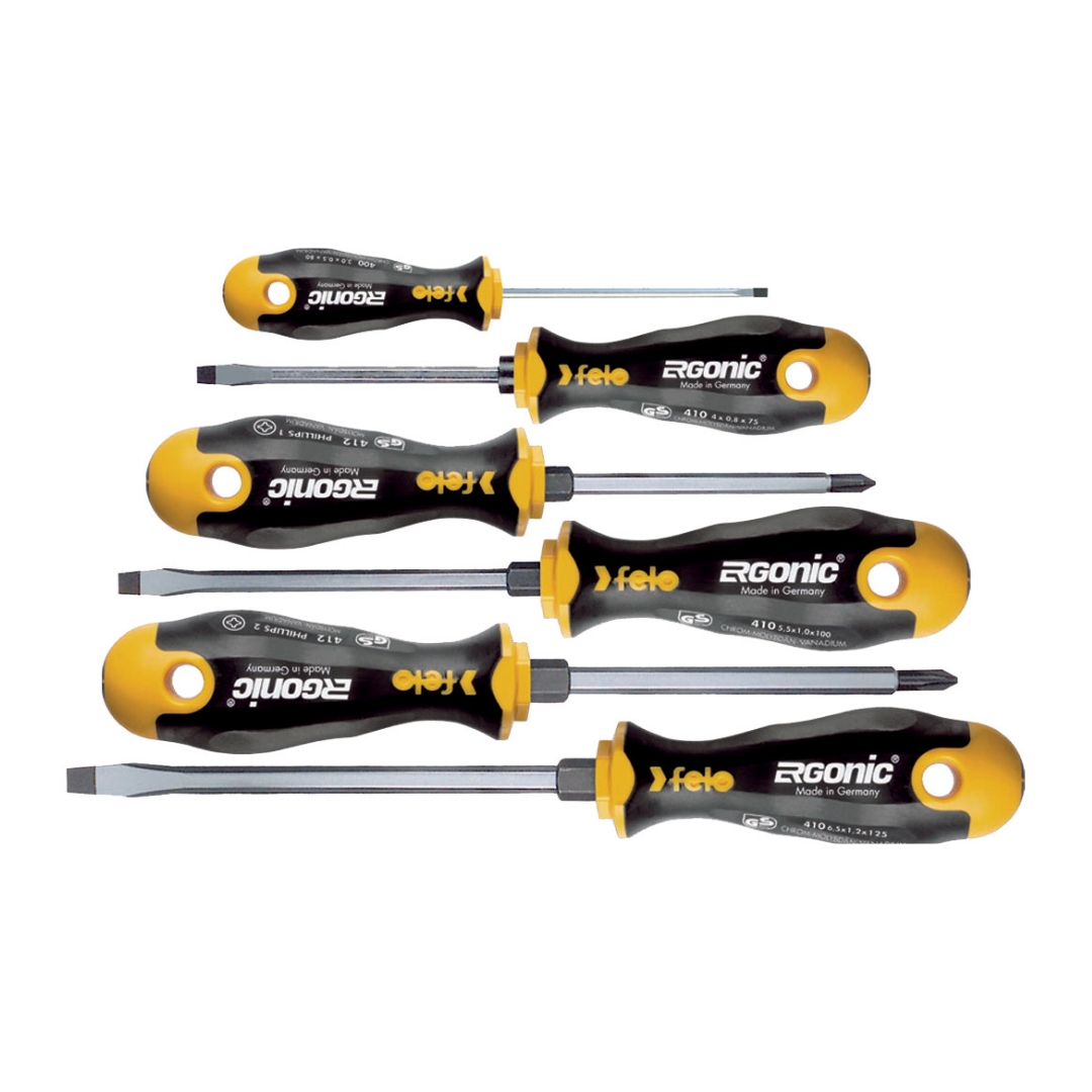 53167 ERGONIC SLOTTED & PHILLIPS 6PC