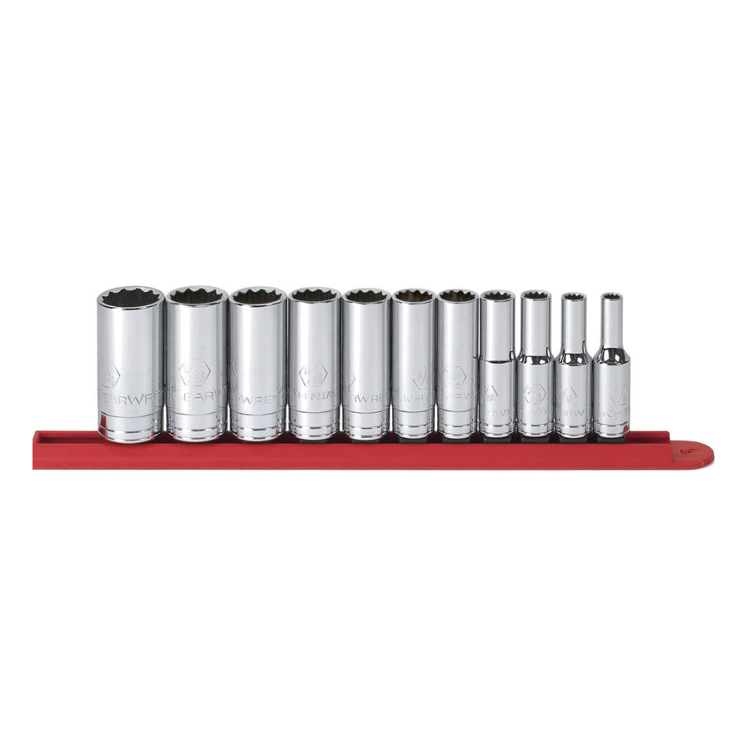 80563 11PC 3/8" DR 12PT. DEEP SOCKET SET