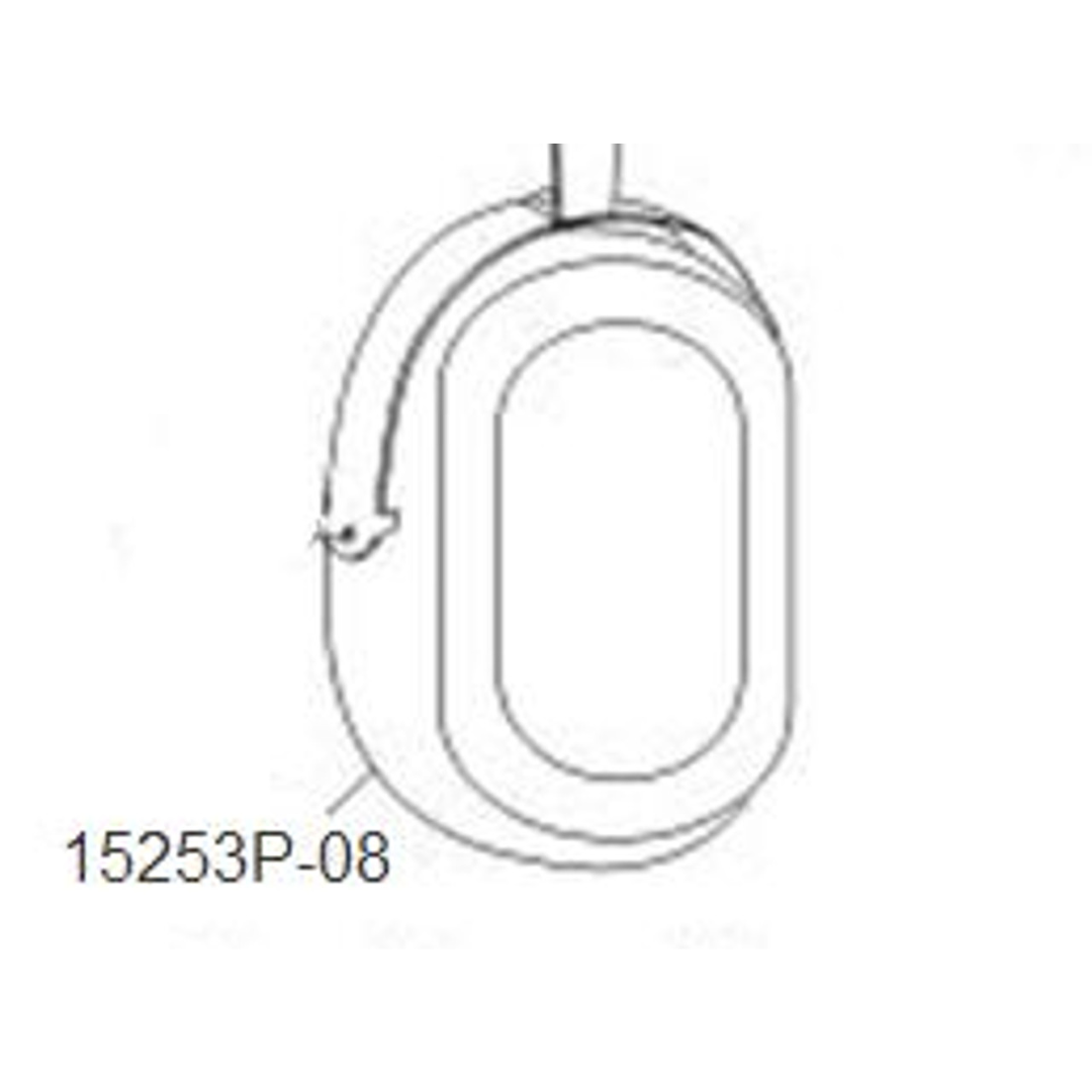15253P-08 DOME,DRILLED RH H10-13 S