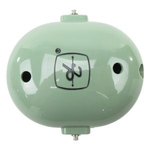 11353P-23 DOME,DRILLED LH MOSS GREEN