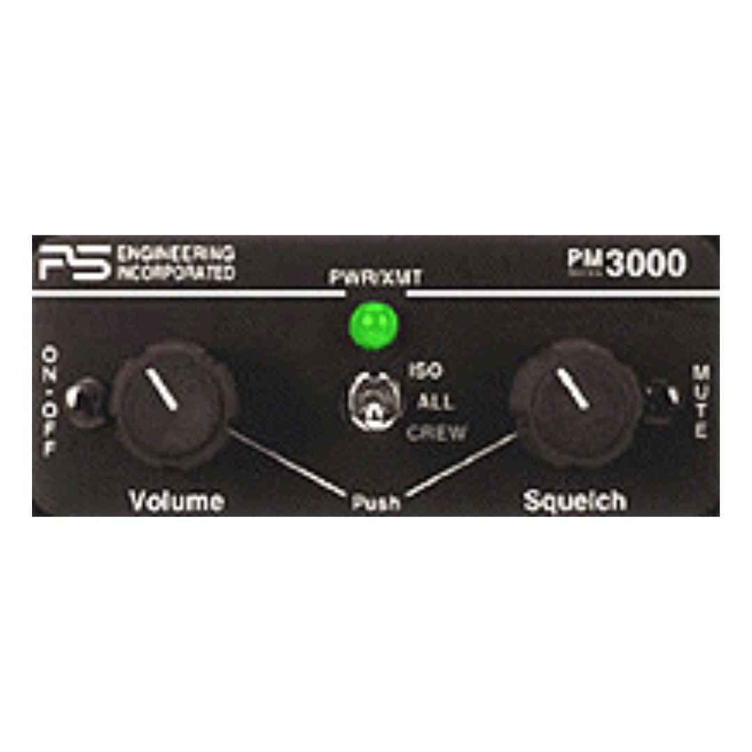 11931A PM-3000 Stereo Panel Mount ICS