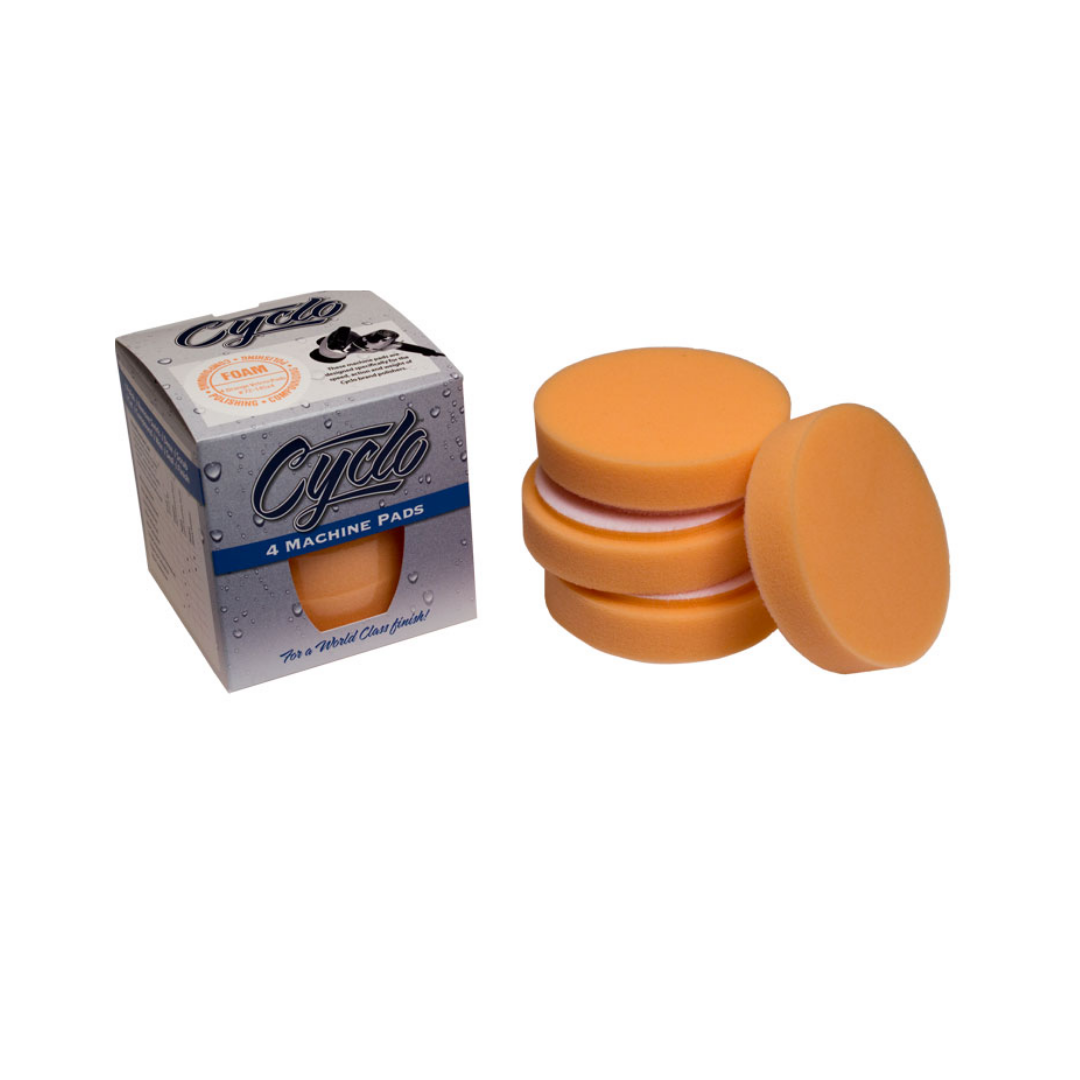 CY72-145 CYCLO FOAM VELCRO PADS (ORANGE)