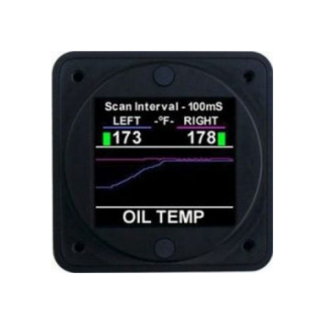 AEROSPACE LOGIC 200 - DUAL OIL TEMPERATURE & VOLTMETER KIT