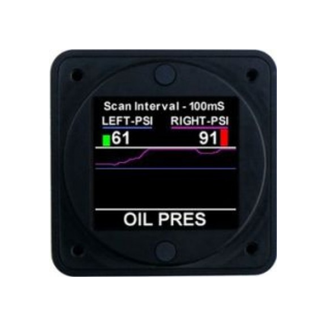 AEROSPACE LOGIC 200 - DUAL OIL PRESSURE & VOLTMETER KIT