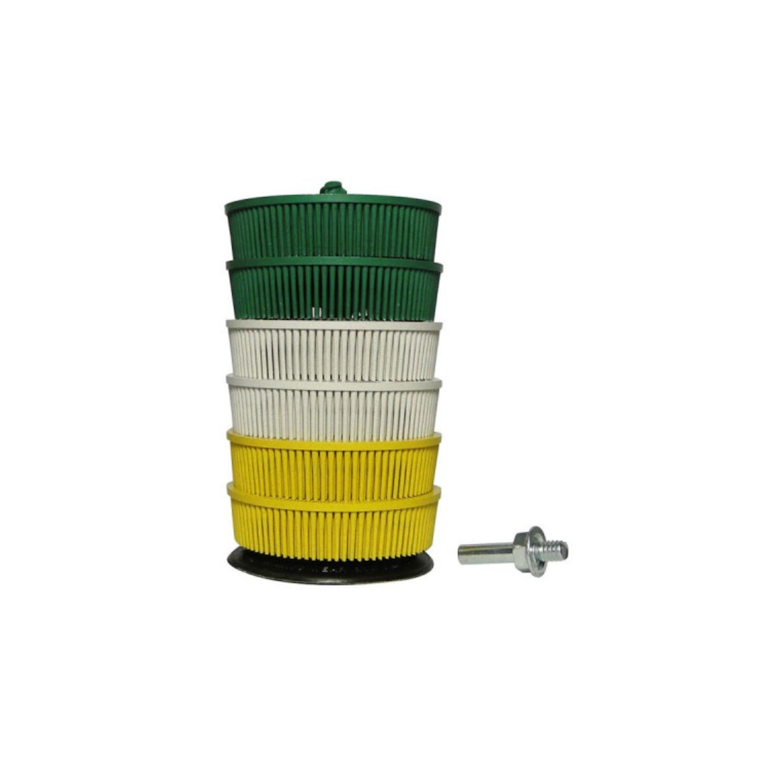 7000120925 3M™ ROLOC BRISTLE DISK KIT 3 INCH DIAMETER