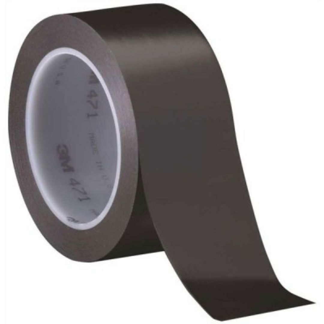 7000048401 3M VNL TAPE 471 BLK 2" X 36YD