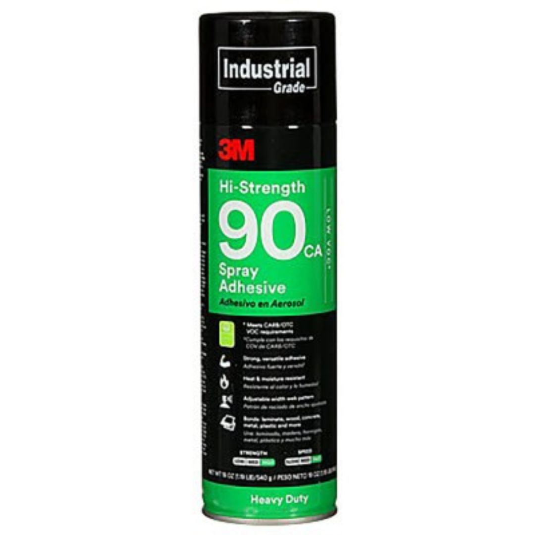 7000121418 3M™ HI-STRENGTH SPRAY ADHESIVE 90 LOW VOC 24 OZ CAN