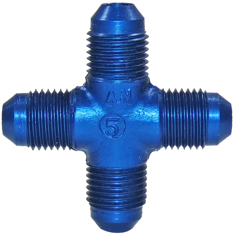 AN827-3D CROSS, FLARED TUBE