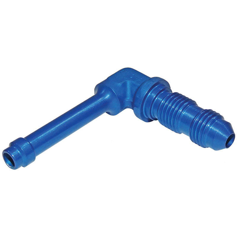 AN838-4D ELBOW - BULKHEAD & HOSE TO UNIVERSAL 90º
