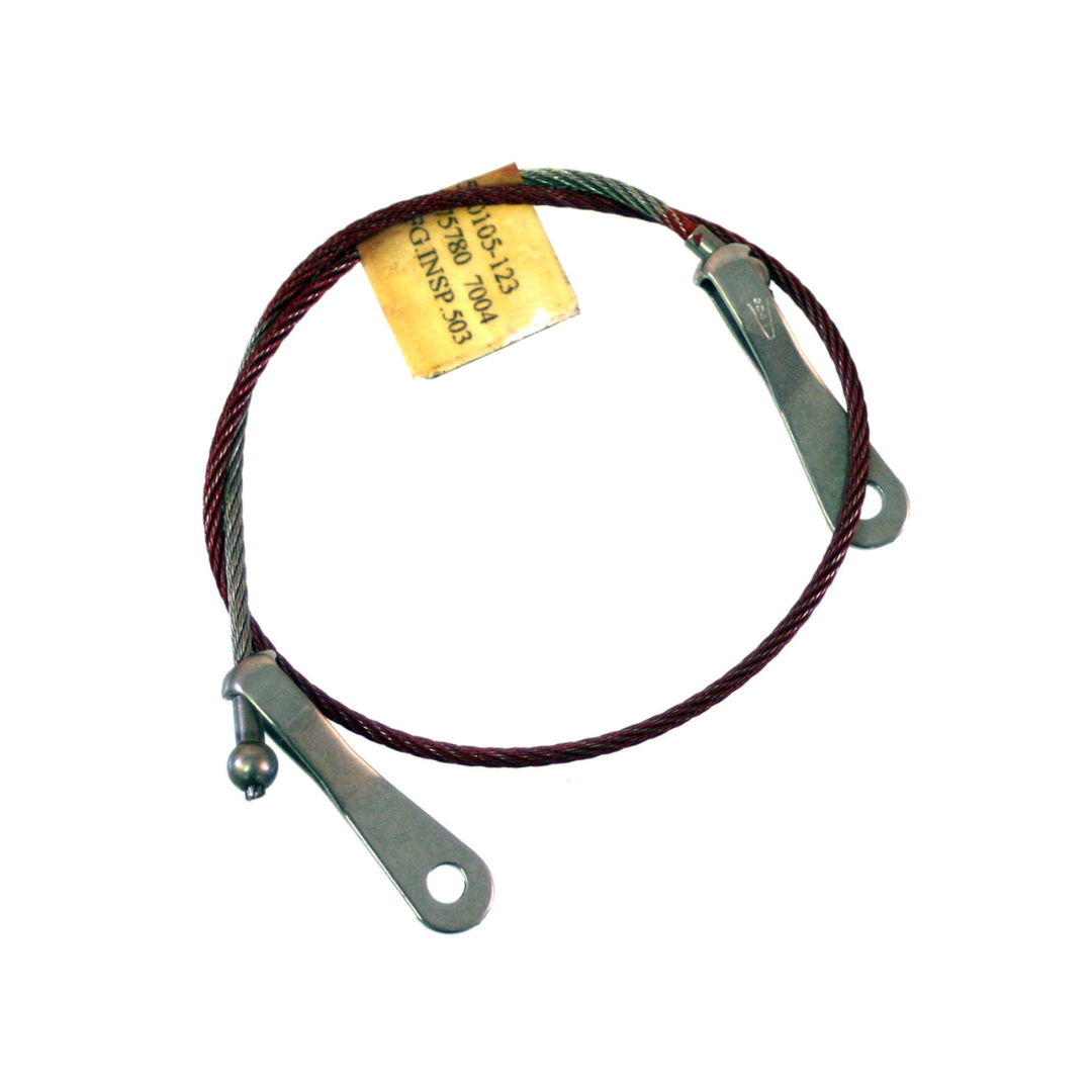 U0510105-123 UNIVAIR TAILWHEEL STEERING CABLE - FITS CESSNA