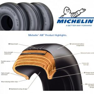 027-438-0 MICHELIN AIR TIRE H29x9.0-15 16PLY TL