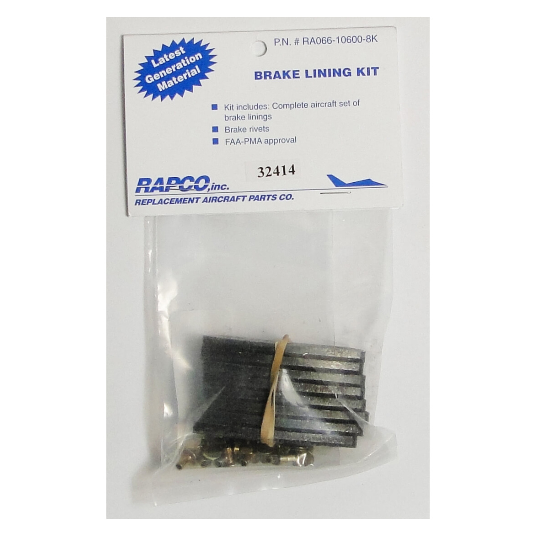 RAPCO RA66-106-8K BRAKE LINING KIT - 8 PACK - Imagem 2