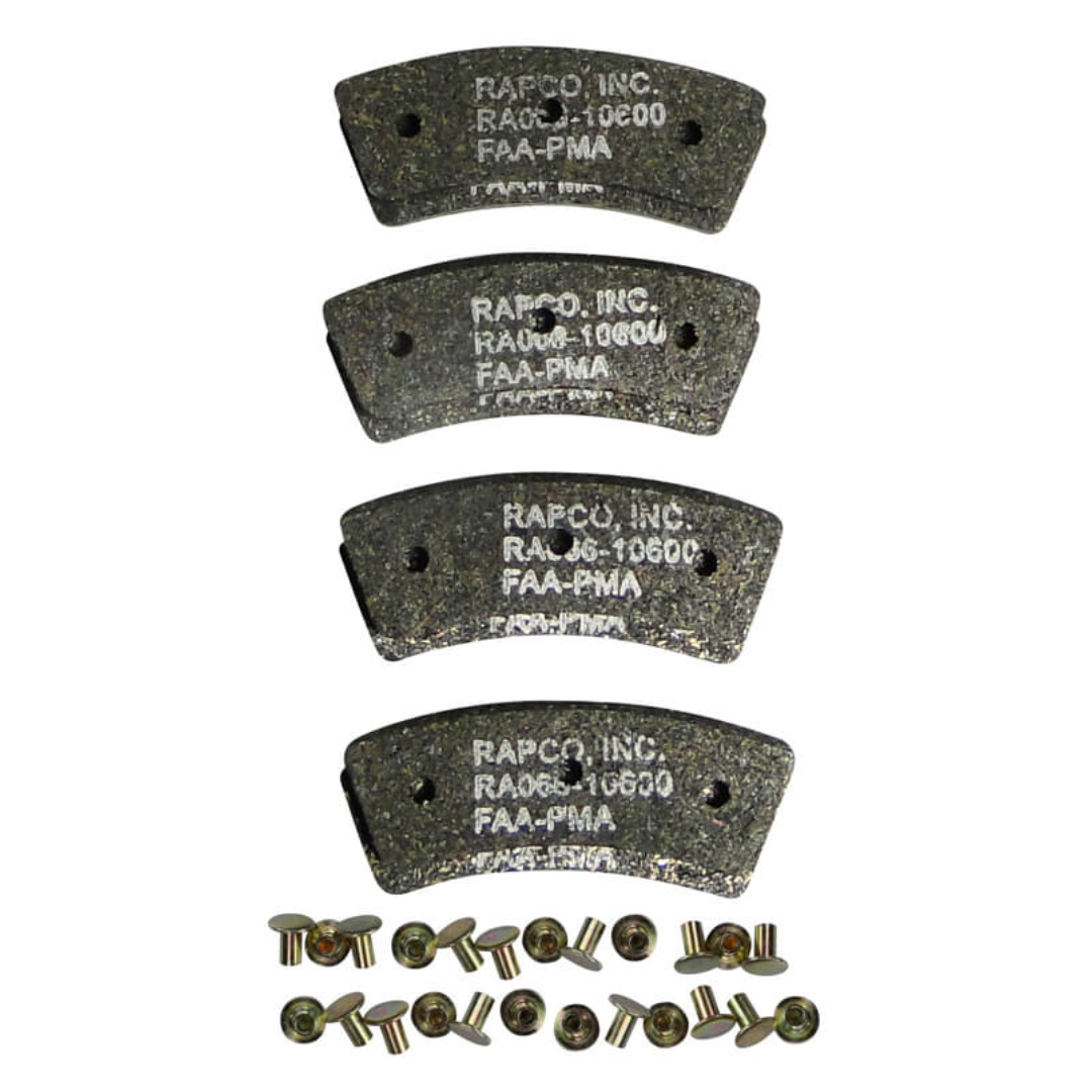 RA66-108-12K RAPCO BRAKE LINING KIT - 12 PACK