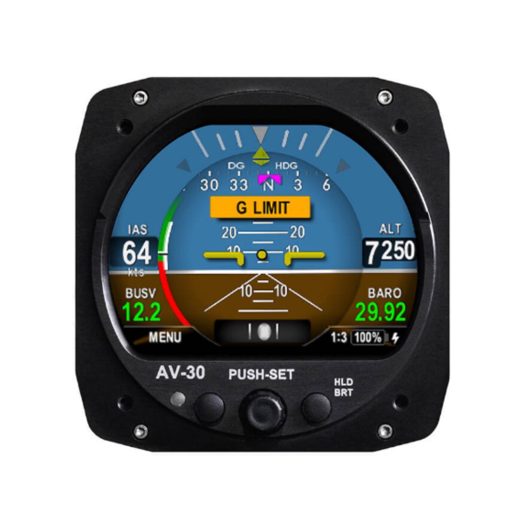 UAX-90051-01 UAVIONIX AV-30-E PRIMARY FLIGHT DISPLAY - EXPERIMENTAL