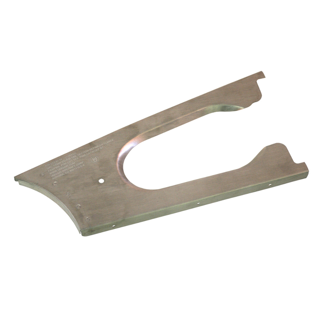 U1230-14 UNIVAIR 3/4 TAIL RIB CURVED LEFT FLANGE FITS PIPER