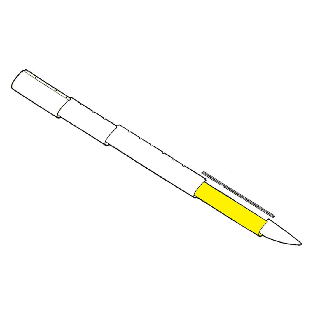 U13072-006 UNIVAIR OUTBOARD LEADING EDGE SKIN - FITS PIPER