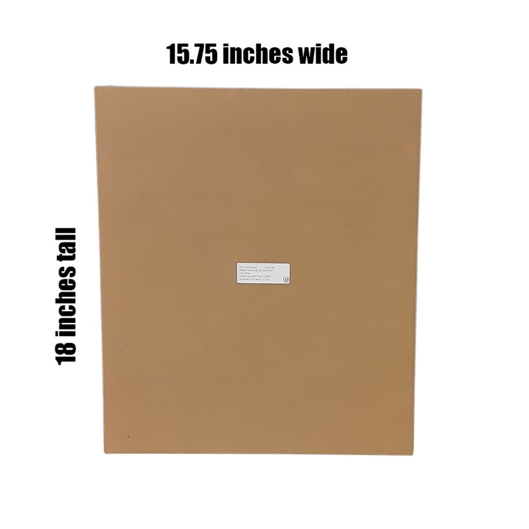 U12254-002 PIPER PA-18 FRONT SLIDING WINDOW - GLASS ONLY