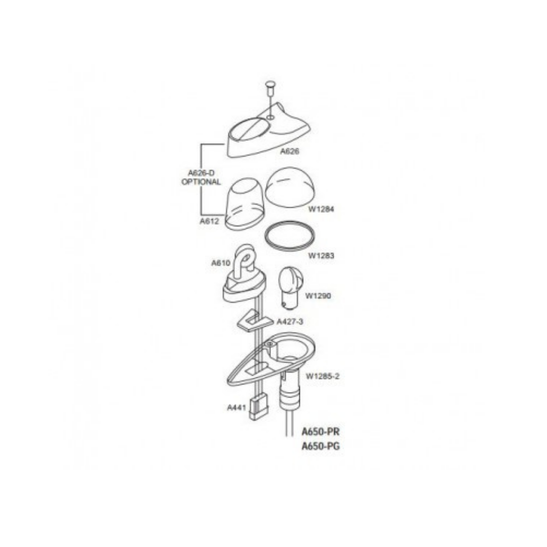 WHELEN A428D SHLD LENS ASSY