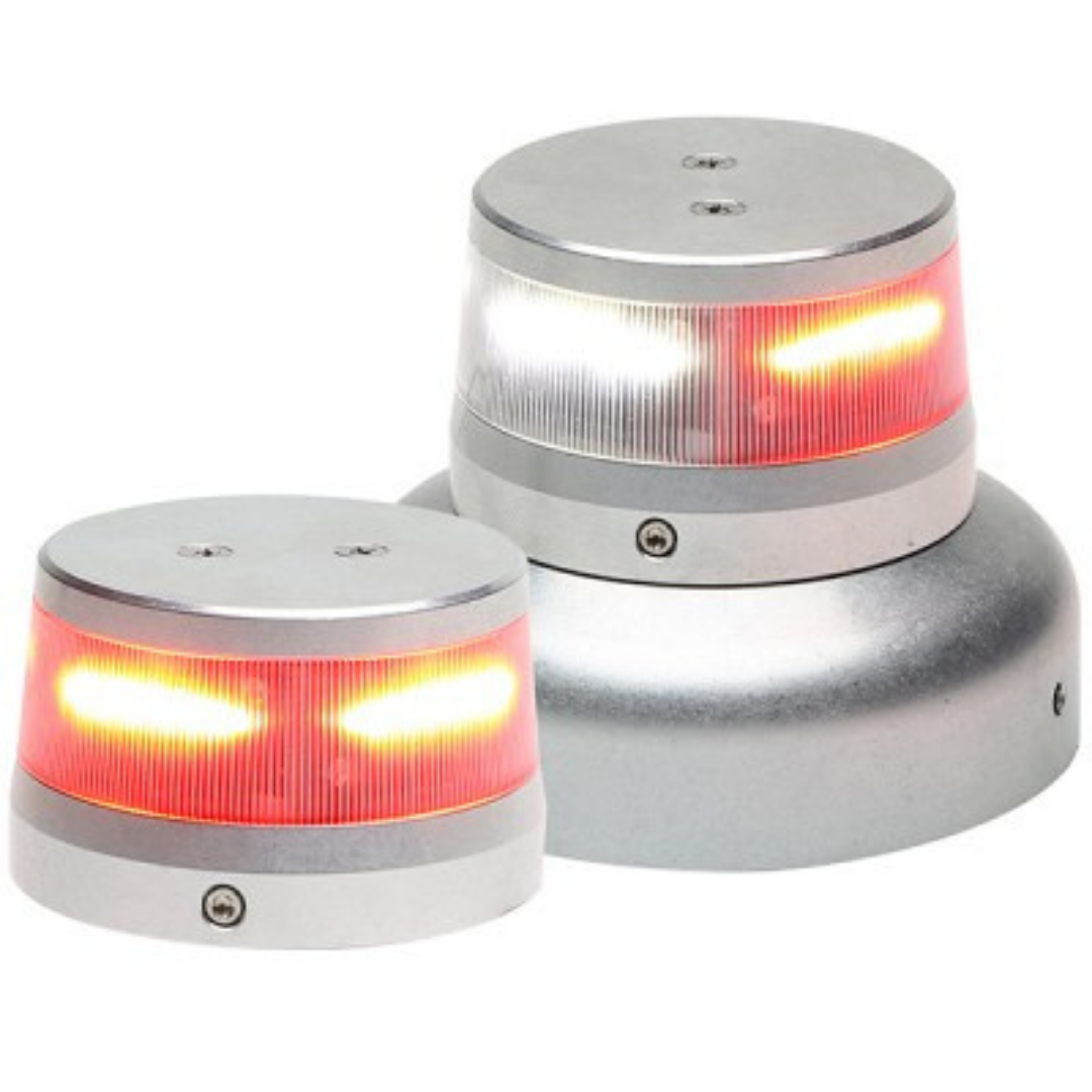 WHELEN OR36W2W WHITE LED BEACON 28 VDC 3.75 UPPER