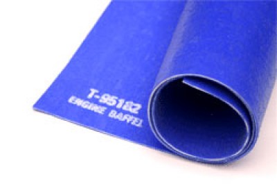 BLUE SILICONE ENGINE BAFFLE TEXTURED FINISH 1/8”X36”X40" SHEET